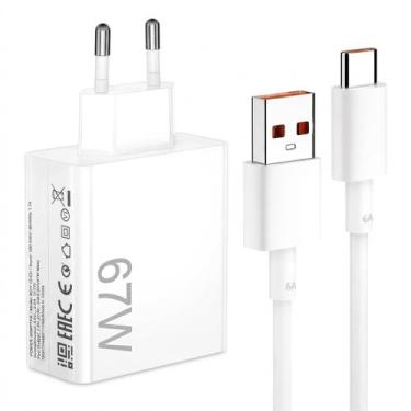 Imagem de Carregador Turbo 67W Compatível com Celulares Android e USBC - NoBrand