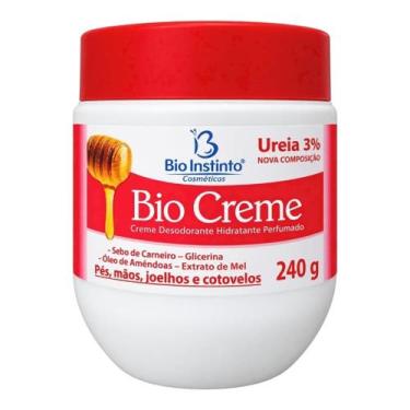 Imagem de Creme Hidratante Desodorante Sebo de Carneiro Glicerina 240g - Bio Ins