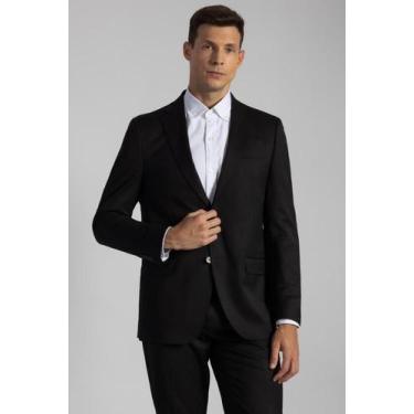 Imagem de Terno Slim Fit PV Liso - Highstil Oficial, 56M, Preto