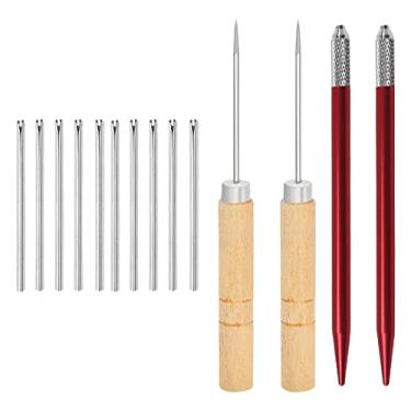 Imagem de Newmind Ferramentas de refiltração de bonecas, ferramenta de enraizamento de cabelo, 10 agulhas, 2 suportes, 2 furadores de cabelo de boneca, ferramenta de enraizamento de bonecas,