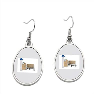 Imagem de Brinco de carrinho com figura de correio – Brincos pendentes para meninas – Presente de festa de aniversário dos namorados