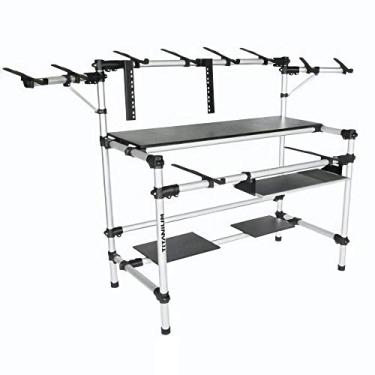 Imagem de Suporte Titanium Racks Studio RS150 Custom Ideal Para Para Mixer, Controlador, Mesa de Som Com Suporte Notebook