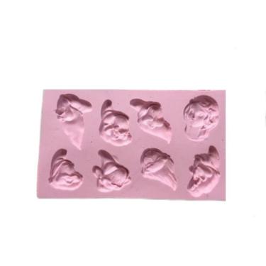 Imagem de Molde De Silicone Rosto Branca De Nene E Os 7 Anões