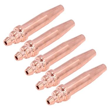 Imagem de Bico de corte de acetileno, entradas de ar separadas G02-2 280-350 mm/min Pontas de soldagem a gás Cobre para tocha