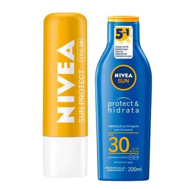 Imagem de Nivea Protect Kit  Protetor Solar Fps30 + Protetor Labial