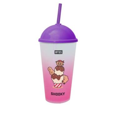 Imagem de Beekid Brinquedos Copo com canudo BT21 Shooky