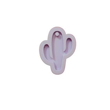 Imagem de Confeitaria dos Moldes, R227 Molde de silicone cacto chaveiro resina