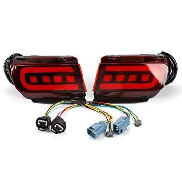 Imagem de FINMOKAL Luzes Indicadoras De Mudança De Direção Do Freio De Neblina Refletor De Pára-Choque Traseiro Led Para Land Cruiser Prado