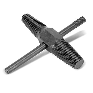 Imagem de Extrator de parafuso quebrado de tubulação, extrator de parafuso quebrado de cabeça dupla, aço de alto carbono cabeça dupla G1/2" + G3/4" ferramenta de reparo de carro