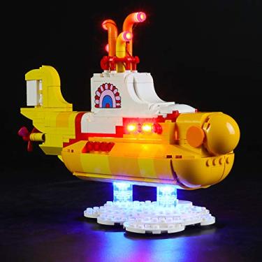 Imagem de BRIKSMAX Led Lighting Kit for Yellow Submarine - Compatible with Lego 21306 Building Blocks Model- Not Include The Lego Set
