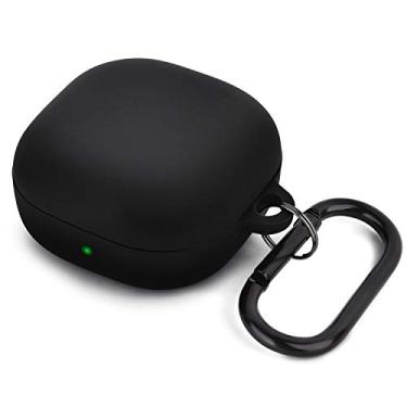 Imagem de AIRSPO Capa de silicone compatível com Samsung Galaxy Buds 2 Pro/Galaxy Buds2/Galaxy Buds Pro 2/Galaxy Buds Live/Galaxy Buds FE (preta)