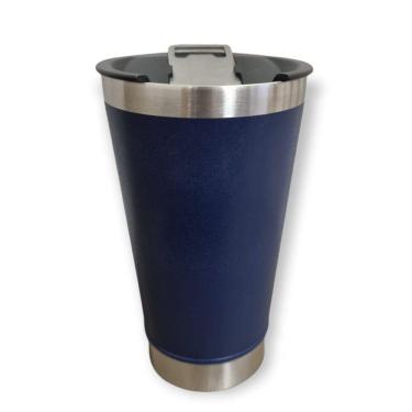 Imagem de Copo Termico Inox Cerveja Com Tampa E Abridor