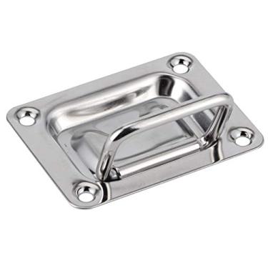 Imagem de Hatch Mount Flush Pull Anel Ha Pull Anel 304 Aço Inoxidável Puxe Elevador para Barco Iate Navio Vela Acessório de Hardware Marítimo