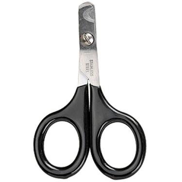 Imagem de Master Grooming Tools Tesoura de unha para animais de estimação — Tesoura de aço inoxidável para aparar unhas em gatos e pássaros – Pequena, 9,5 cm