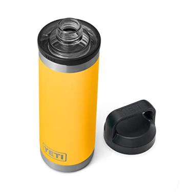 Imagem de YETI Rambler Garrafa de 510 ml, Isolada a Vácuo, Aço Inoxidável com Tampa Chug, Amarelo Alpino