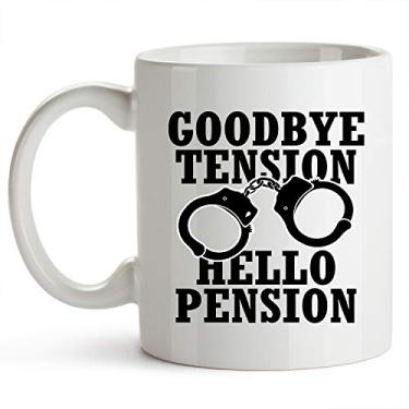 Imagem de Copo de café da polícia da Younique Designs 325 ml aposentado policial presentes aposentadoria