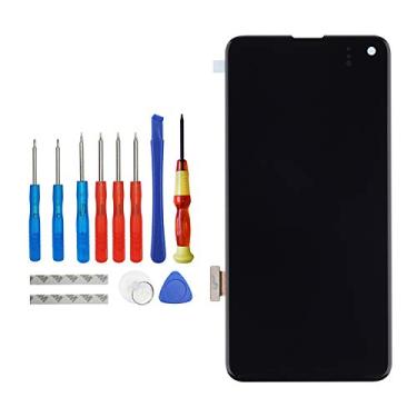 Imagem de Vvsialeek Super AMOLED compatível com Samsung Galaxy S10e -G970F -G970U -G970W LCD Touch Screen Display preto com ferramentas