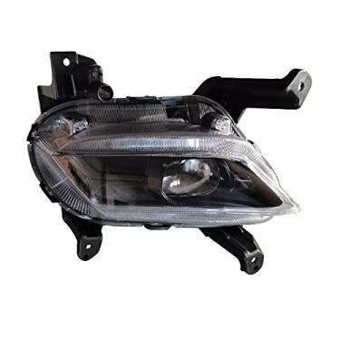 Imagem de JESYMBX Para Hyundai Santa Fe 2019 2020 LED DRL Farol Para-choque dianteiro Lâmpada de neblina Lâmpada de corrida diurna Lado direito do passageiro 92201S1100 92202S1100