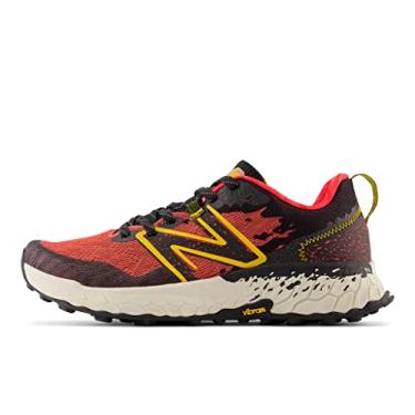 Imagem de New Balance Tênis de corrida masculino Fresh Foam X Hierro V7 Trail, Vermelho elétrico/preto, 7.5