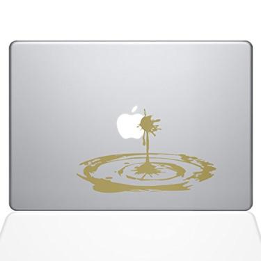 Imagem de The Decal Guru Adesivo de vinil Apple Sauce Shot MacBook - MacBook Pro de 15" (2015 e antigo) - Dourado (1268-MAC-15P-G)