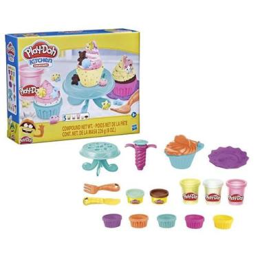 Imagem de Cupcakes Coloridos Play-Doh Kitchen Creations Hasbro