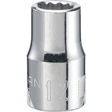 Imagem de CRAFTSMAN Soquete raso, métrico, unidade de 1,27 cm, 12 mm, 12 pontos (CMMT44233)