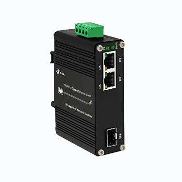 Imagem de E-link Conversor coaxial industrial Ethernet 10/100Mbps, conversor Eoc com PoE/PoC até 300 m, câmera IP de 30 W sobre transceptor de cabo coaxial 802.3at