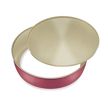 Imagem de Assadeira Redonda 30 Fundo Removível Alumínio Fortaleza Cereja