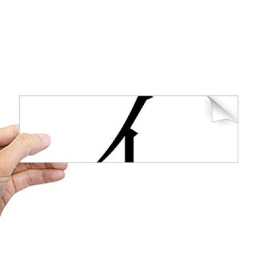 Imagem de DIYthinker Componente de personagem chinês Ren adesivo retangular para-choque notebook decalque de janela