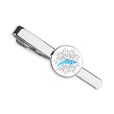 Imagem de Dolphin Sound Swimming Sea Necktie Clip Bar Presente Homem de negócios