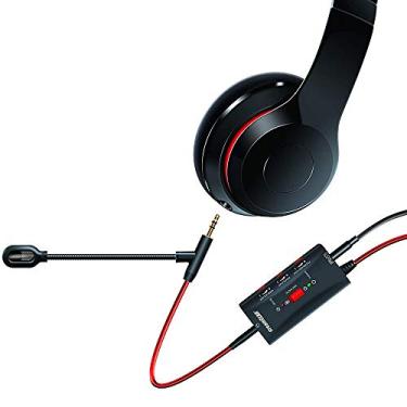 Imagem de Dreamgear Dgun-2904 Adapatador Boomchat Com Microfone Para Headfone, Dreamgear, Vermelho E Preto - Android
