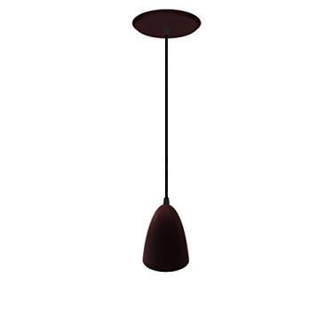 Imagem de Pendente Tulipa, Cromalux, 300712, 25 W, Marrom Fosco/Cobre