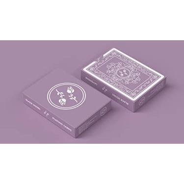 Imagem de Murphy's Magic Supplies, Inc. Cartas de baralho Black Roses Lavender (marcado)