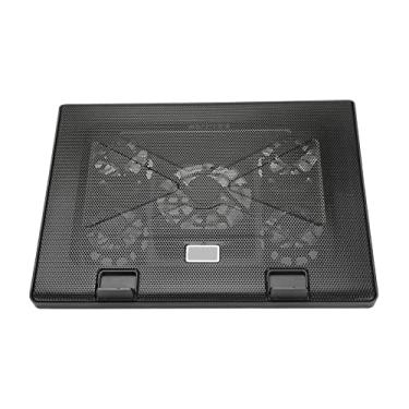 Imagem de Almofada de Resfriamento de Laptop, Almofada de Resfriamento de Laptop RGB Cooler de Laptop Ajustável para Jogos Com 5 Ventoinhas Silenciosas e Portas USB Duplas para Laptop de 17 Polegadas