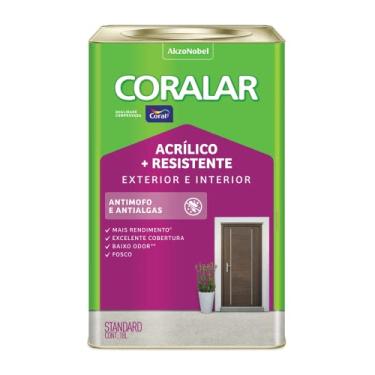 Imagem de CORALAR ACRÍLICO MAIS RESISTENTE BRANCO 18L - CORAL