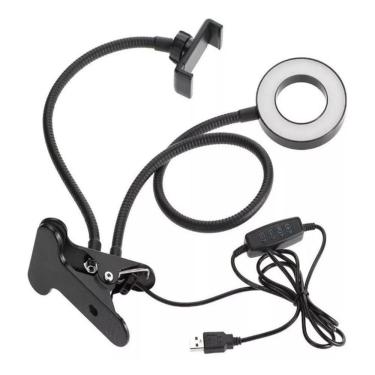Imagem de Luminaria Ring Light + Youtuber Suporte Celular Selfie