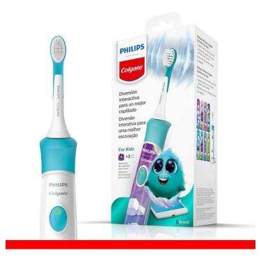 Imagem de Escova Dental Elétrica Infantil Colgate + Philips For Kids Escova De Dente Elétrica Sonicpro Kids