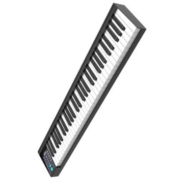 Imagem de Piano Digital Portátil De 61 Teclas Para Adultos Aprendendo Instrumento De Piano Elétrico Com Bolsa De Piano Portátil Teclado de Piano