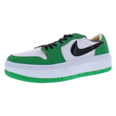 Imagem de Nike Tênis feminino Air Jordan 1 Elevate Low SE tamanho 12, cor: verde sorte/preto/branco, Verde sorte/preto/branco, 42