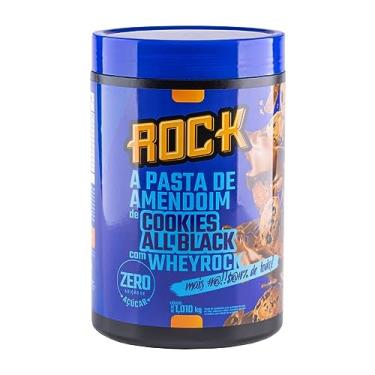 Imagem de Rock Peanut Pasta De Amendoim Whey Rock (1Kg) Cookies All Black C/Whey Rock Nova Fórmula