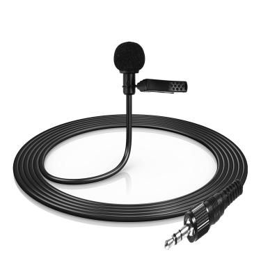 Imagem de Microfone de lapela omnidirecional canfon  microfone condensador compatível com sony