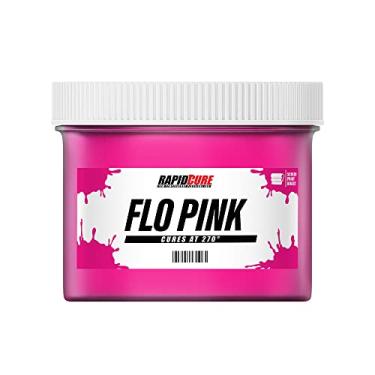 Imagem de Tinta para serigrafia plastisol Screen Print Direct® Rapid Cure® Tinta de tecido de cura rápida, feita nos EUA, rosa-fluorescente (236 ml)