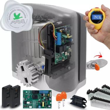 Imagem de Kit 1 Motor Ppa Dz Rio Turbo 4m Crem 2 Control Portão 700kg