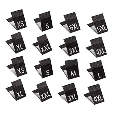 Imagem de CAXUSD 900 Unidades etiqueta de tamanho de roupa etiquetas de tamanho tecidas Roupa para Homem rótulos etiquetas de roupas etiquetas de tamanho de roupa DIY tecer marcação