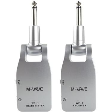 Imagem de M-VAVE VEDO Sistema de guitarra sem fio – Transmissor-receptor de guitarra avançado com tecnologia sem fio 2.4G para aprimorar sua performance musical cabos Distância transmissão sem fio 30 metros