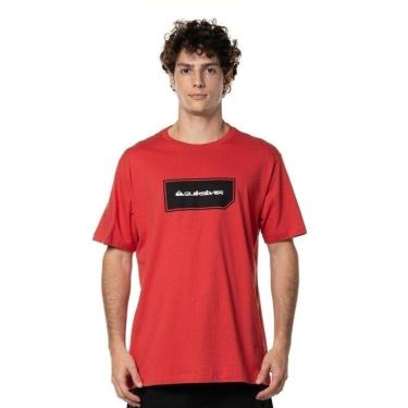 Imagem de Camiseta Quiksilver Masculina Omni Shape Q471a0749 Vermelho-Masculino