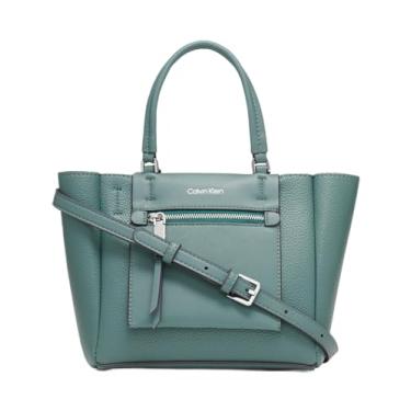 Imagem de Calvin Klein Bolsa transversal com compartimento triplo gala, Sálvia, One Size