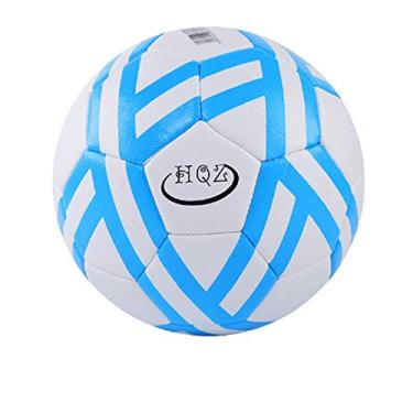 Imagem de LDLXDR Bolas de treinamento de futebol - material especial de EVA para futebol infantil e juvenil, tamanho 4, 5, azul, tamanho 5