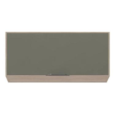 Imagem de Armário Aéreo Geladeira Firenze 1 Porta 70cm - Demóbile Cor Avena/menta