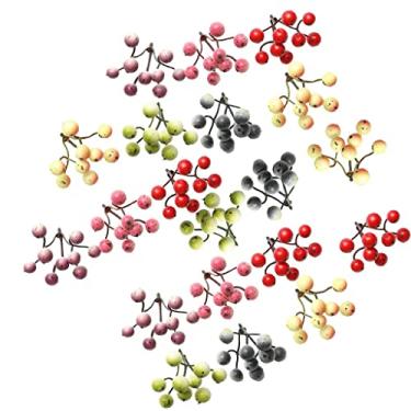 Imagem de Xiaojikuaipao 20 peças/pacote bola de Natal bola de luxo glitter Berry decoração - isopor